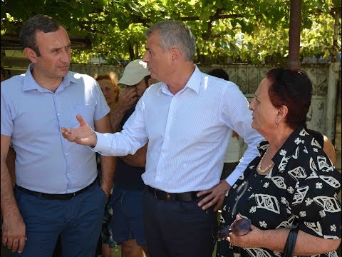 კახეთის გუბერნატორი სოფელ ჩადუნიანში და გიორგეთში ჩავიდა